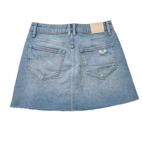 New Without Tags Paige Jessie Skirt Undone Distressed Hem Size 28 - Picture 6 of 10